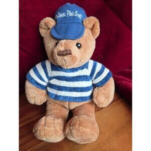 2001 Saks Parisian Collectible Plush Teddy Bear Collectible Decor Toy 13"